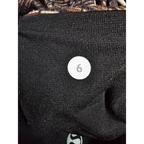 Lululemon Wunder Under Crop II *Full-On Luon Legging Golden Godess Cashew Size 6 - Picture 12 of 12